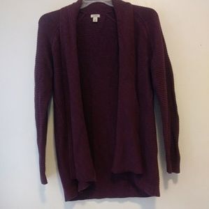 L.L.Bean Open Cardigan Sweater Sz M